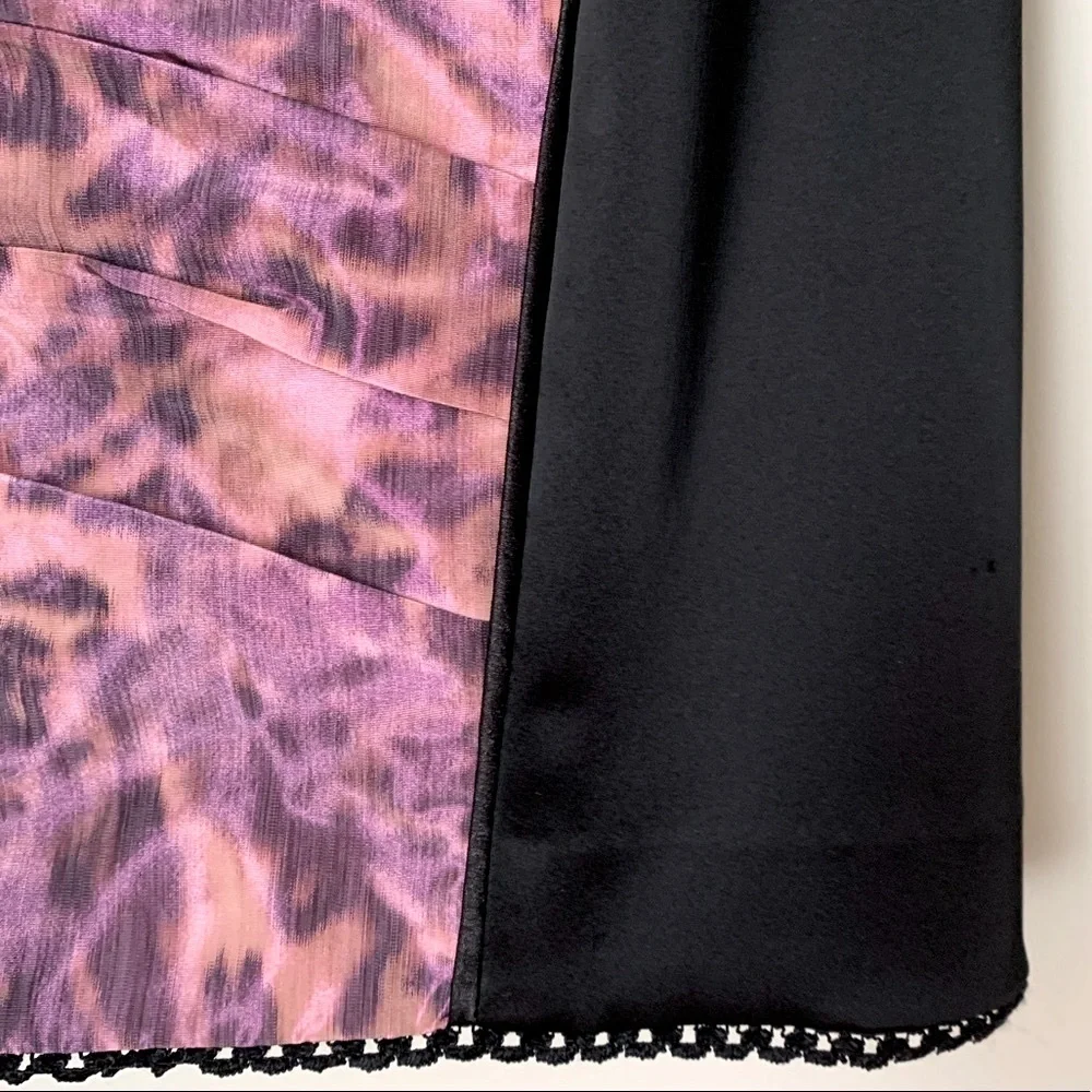 Bebe size XS ruched taffeta dress NWT - Picture 7 of 16